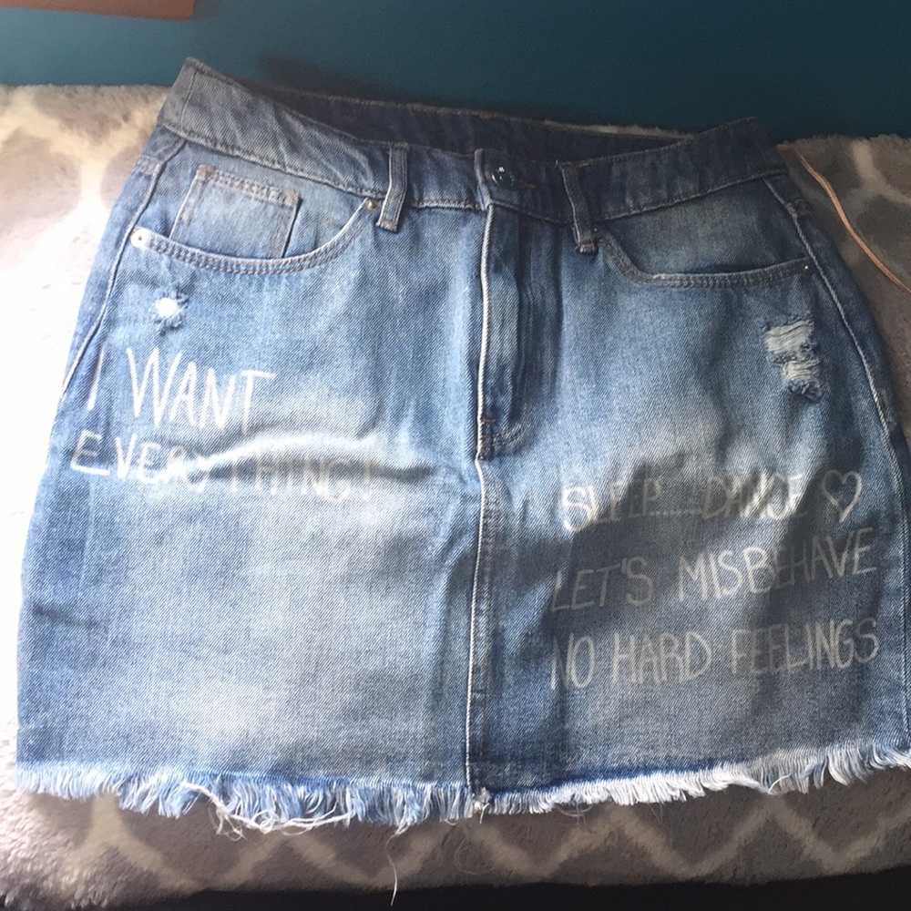 H&M jean skirt